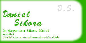 daniel sikora business card